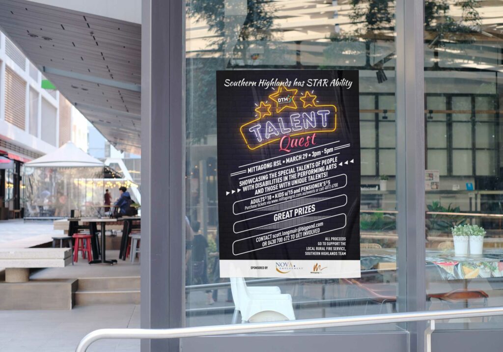 Talent quest brochure